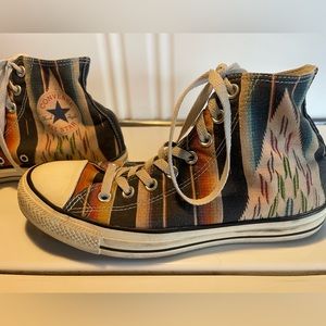 Converse Southwest Print High Top Sneakers W 9 M 7